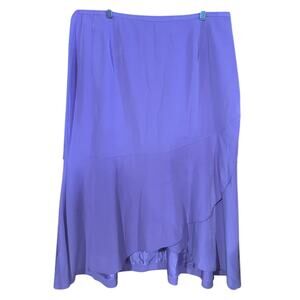 Patti LaBelle Women's Plus Layered Hem Lavender Skirt Sz 20W ~NWT~